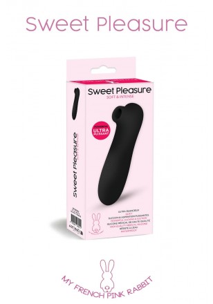Sweet Pleasure Stimulateur clitoris succion vibration Noir Piles