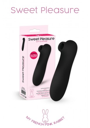 Sweet Pleasure Stimulateur clitoris succion vibration Noir Piles