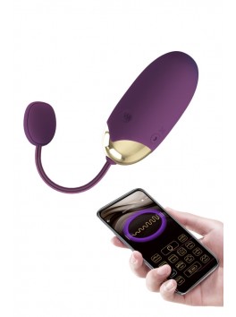 Abner oeuf vibrant connecté USB Android violet 