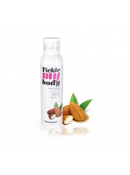 Mousse crépitante massage "Tickle My Body" Amandes Sucrées