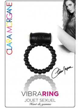 Vibra Ring - Anneau Vibrant noir perle